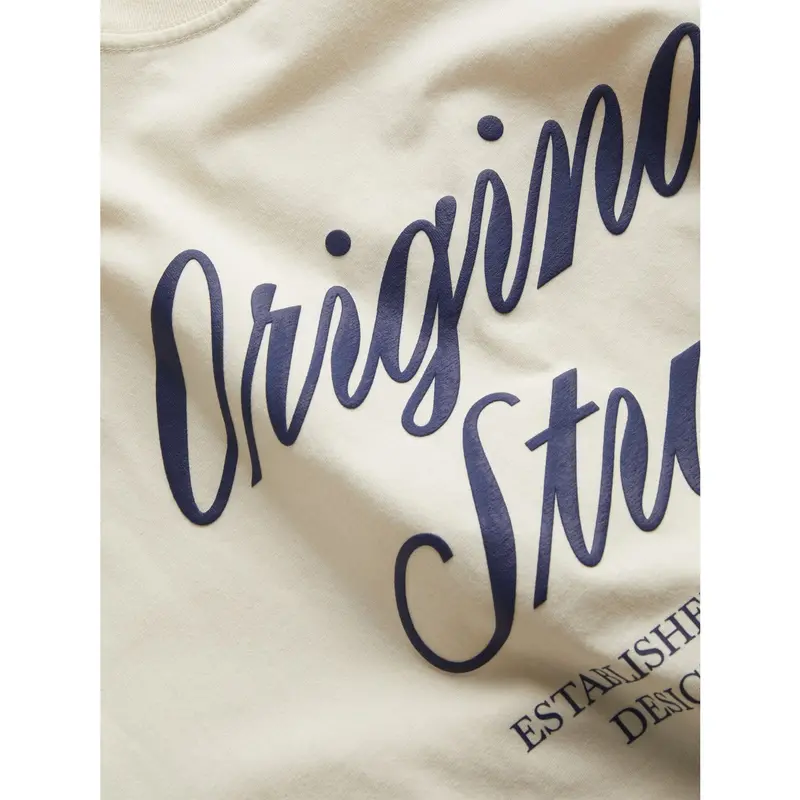 Jack & Jones Junior Antique White Jornorrebro Typo Tee Ss Crew Neck Sn Jnr 3