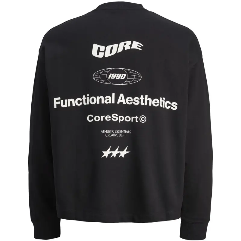 Jack & Jones Junior Black Jcosignal Sweat Crew Neck Jnr 2