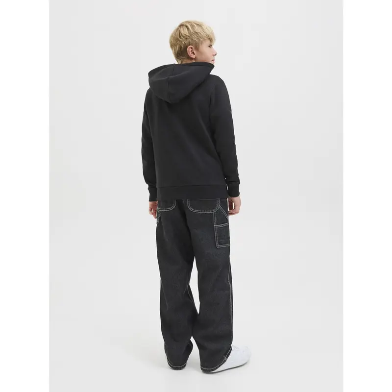 Jack & Jones Junior Black Jjari Branding Sweat Hætte Jnr 2