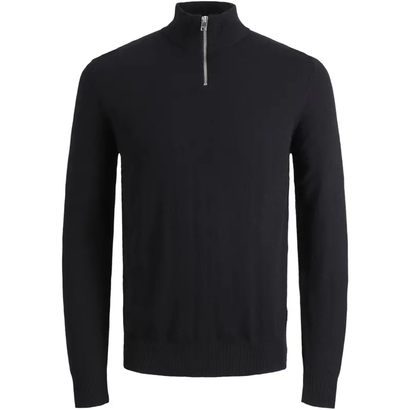 Jack & Jones Junior Black Jjeemil Strik Half Zip Noos Jnr 1