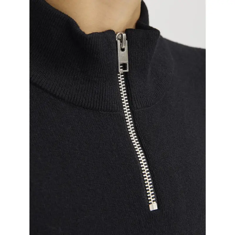 Jack & Jones Junior Black Jjeemil Strik Half Zip Noos Jnr 4