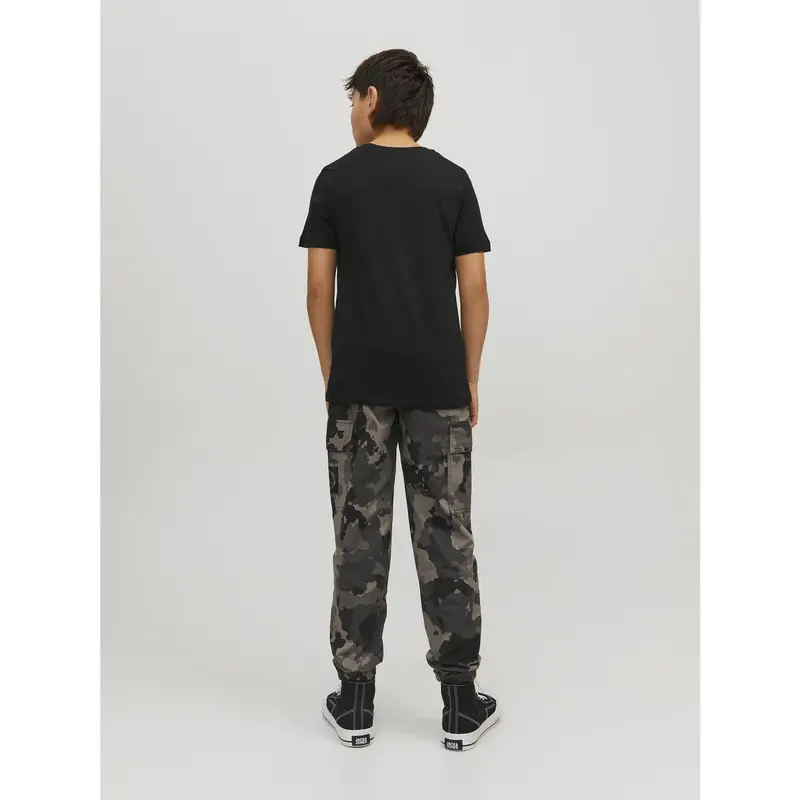 Jack & Jones Junior Black Jjeorganic Basic Tee Ss O-Neck Noos Jnr 5
