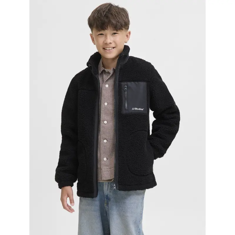 Jack & Jones Junior Black Jjesoho Bamse Jakke Sn Jnr 3