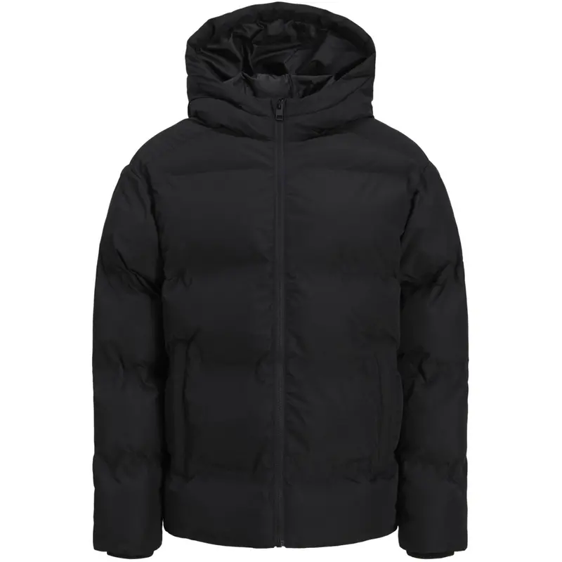 Jack & Jones Junior Black Jjesoho Puffer Hætte Sn Jnr 1