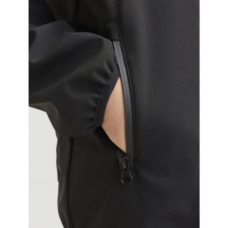Jack & Jones Junior Black Jjetheo Softshell Jakke Noos Jnr 4