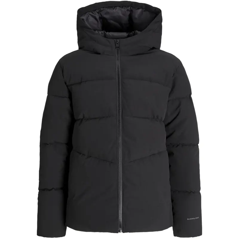 Jack & Jones Junior Black Jjglobal Puffer Jakke Jnr 1