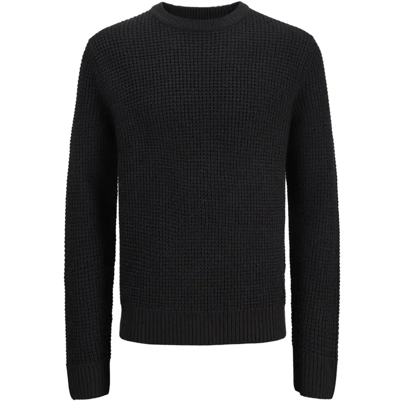 Jack & Jones Junior Black Jjglobal Strik Crew Neck Jnr 1