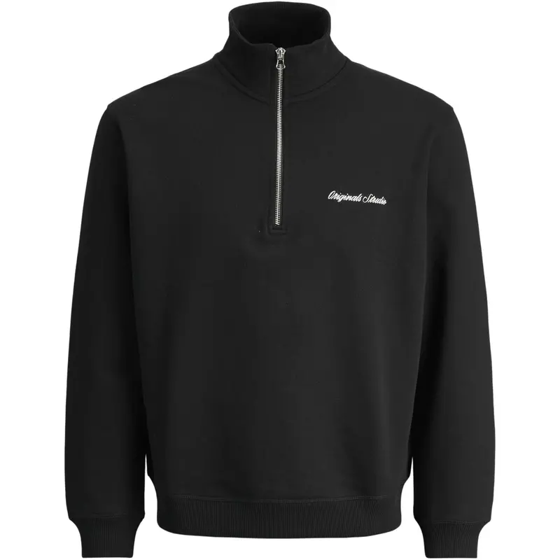 Jack & Jones Junior Black Jornorrebro Emb Sweat High Neck Jnr 1