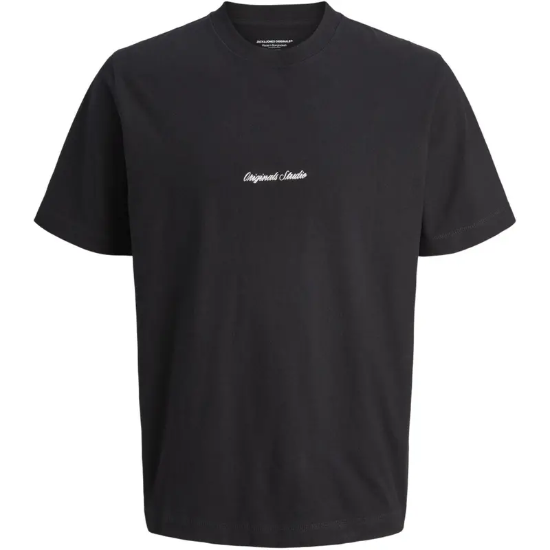 Jack & Jones Junior Black Jornorrebro Emb Tee Ss Cn Noos Jnr 1