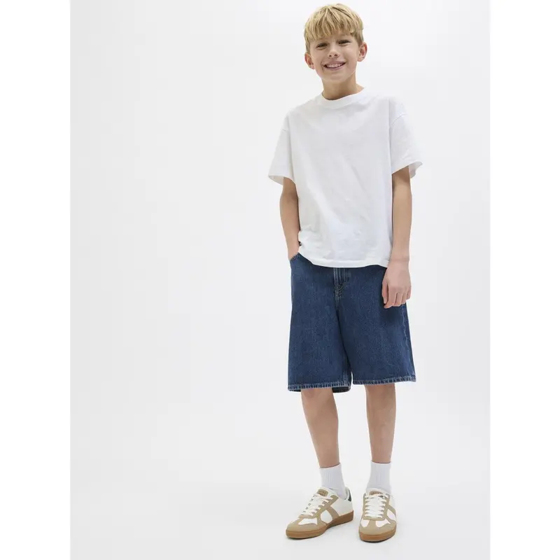 Jack & Jones Junior Blue Denim Jjitony Jjoriginal Shorts Akm 723 Sn Jnr 2