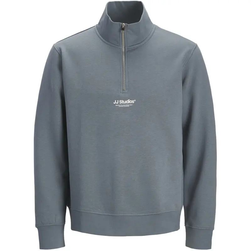 Jack & Jones Junior Blue Mirage Jjesoho Sweat Quarter Zip Hn Noos Jnr 1