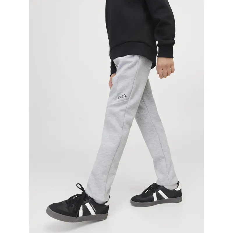 Jack & Jones Junior Light Grey Melange Jpstwill Jjfusion Sweat Pnts Nb Noos Jnr 3