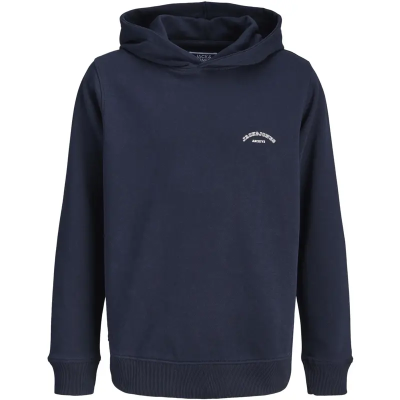 Jack & Jones Junior Navy Blazer Jjcollege Logo Sweat Hætte Jnr 1