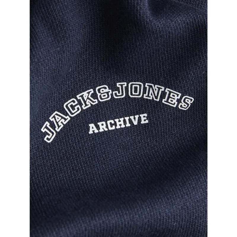 Jack & Jones Junior Navy Blazer Jjcollege Logo Sweat Hætte Jnr 2