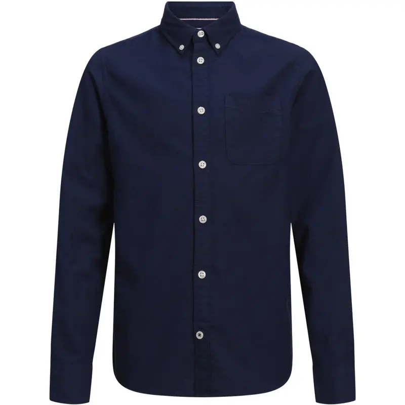 Jack & Jones Junior Navy Blazer Jjeoxford Skjorte L/S Noos Jnr 1