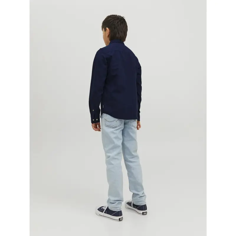 Jack & Jones Junior Navy Blazer Jjeoxford Skjorte L/S Noos Jnr 5
