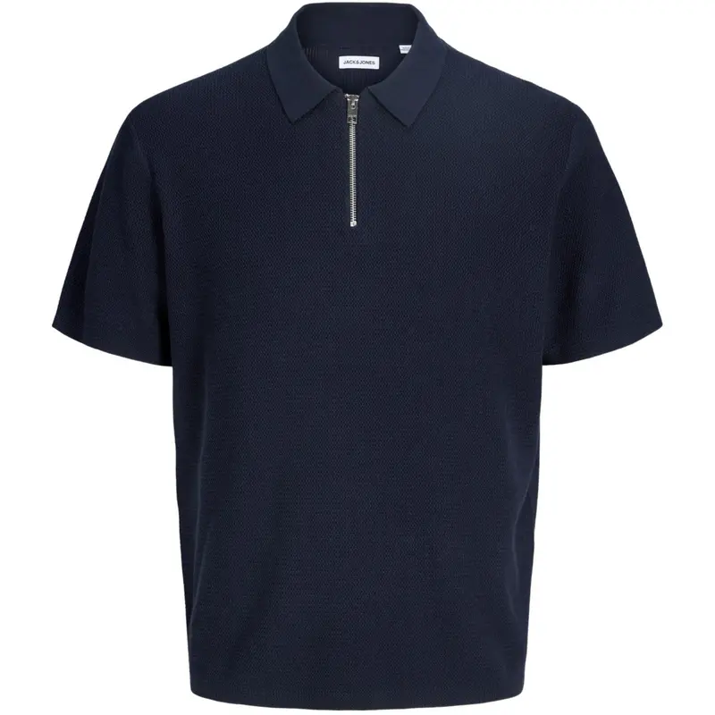 Jack & Jones Junior Navy Blazer Jjmax Strik Zip Polo Ss Jnr 1