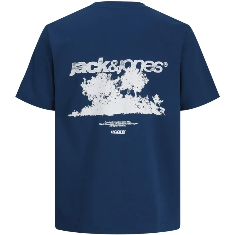 Jack & Jones Junior Poseidon Jcobreeze Back Print Tee Ss Cn Ea26 Jnr 2