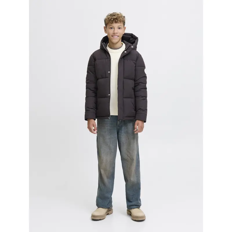 Jack & Jones Junior Sea Salt Jornorrebro Strik Crew Neck Ln Jnr 2