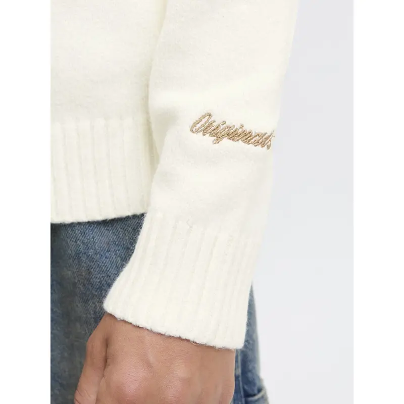 Jack & Jones Junior Sea Salt Jornorrebro Strik Crew Neck Ln Jnr 5