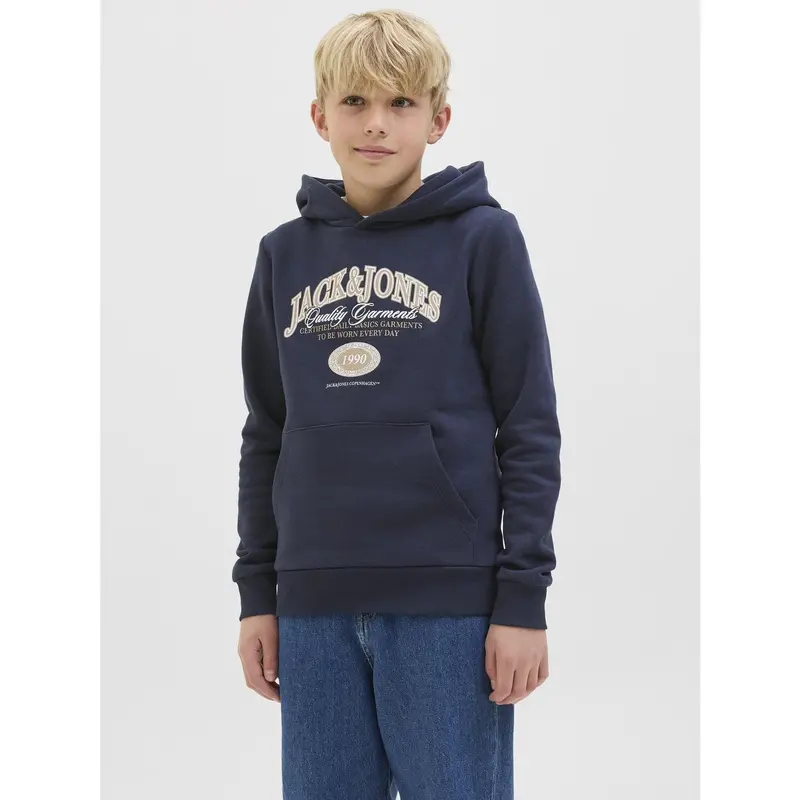 Jack & Jones Junior Sky Captain Jjari Branding Sweat Hætte Jnr 4