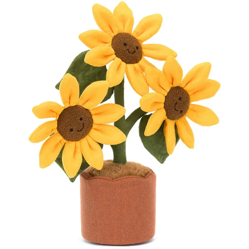 Jellycat Fun Plant Amuseables Solsikke 35 Cm 1
