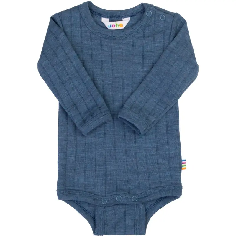 Joha Blue Melange Body M. Lange Ærmer 1
