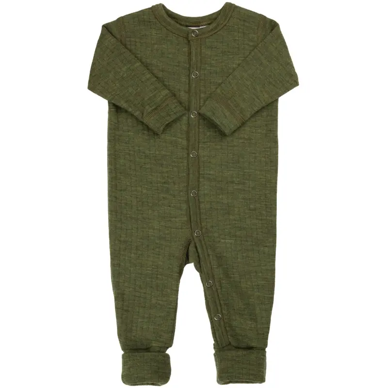 Joha Dark Olive Natdragt 2-I-1 Fødder 1