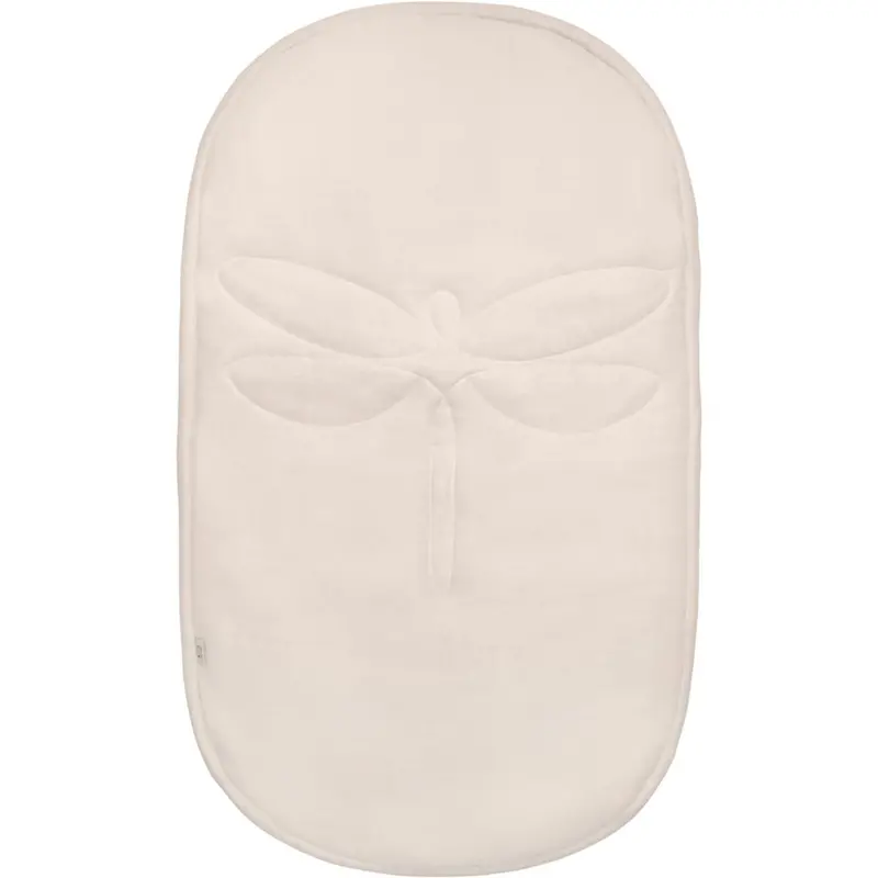 Kas Kopenhagen Cream Dragon Fly Oval Legetæppe 1