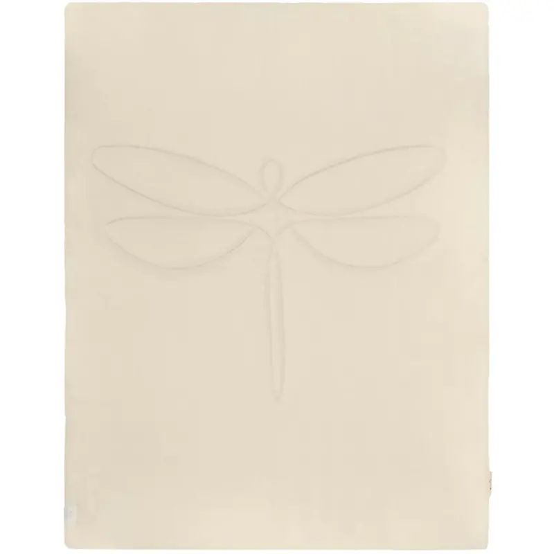 Kas Kopenhagen Cream Oak Dragon Fly Tæppe 1