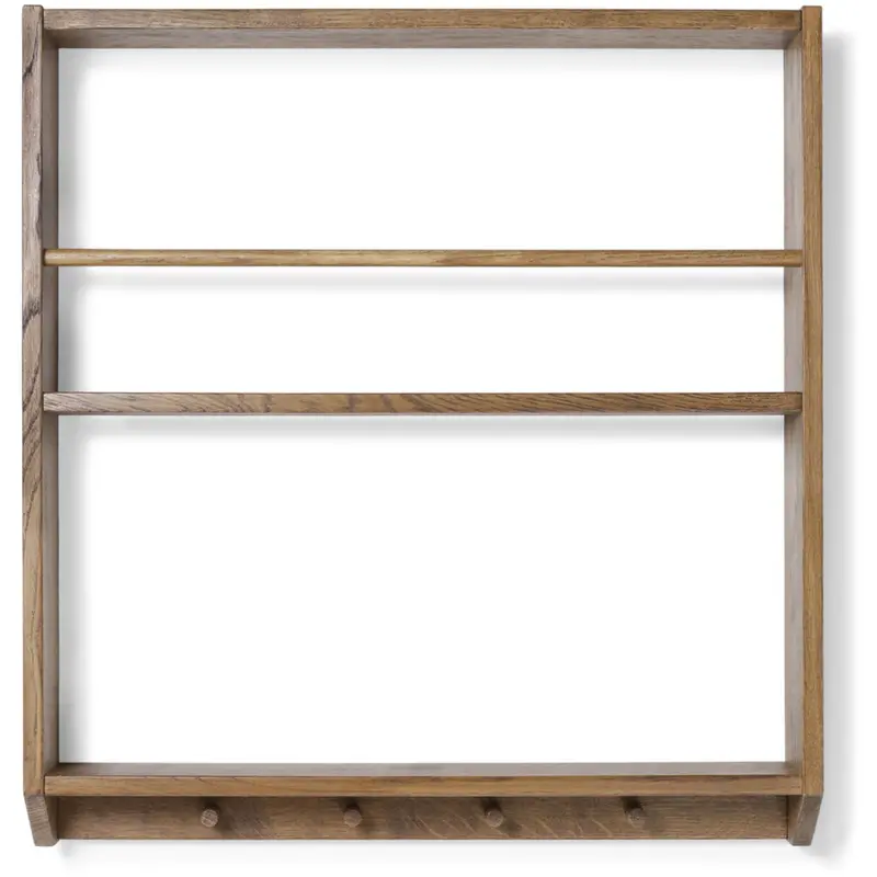 Kas Kopenhagen Smoked Oak Eli Shelves Med Hooks 1