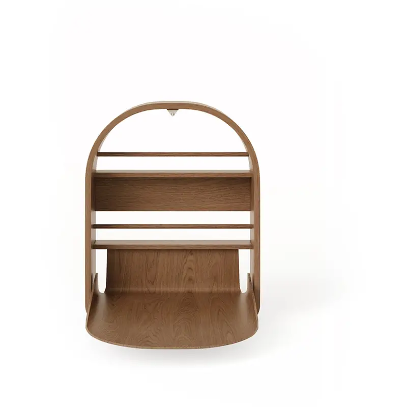 Kas Kopenhagen Smoked Oak Kai Wall Changing Table Smoked Eg 1