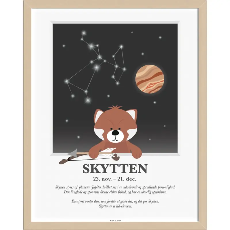 Kids By Friis A3 Plakat M. Stjernetegn, Skytten 1