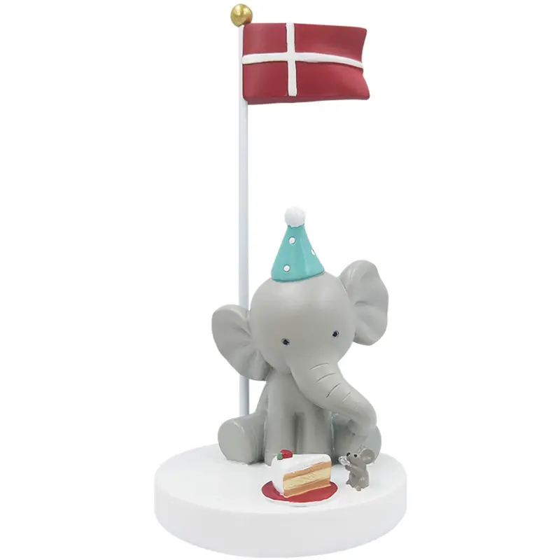 Kids By Friis Bordflag, Elefant Med Mus Og Kage 1