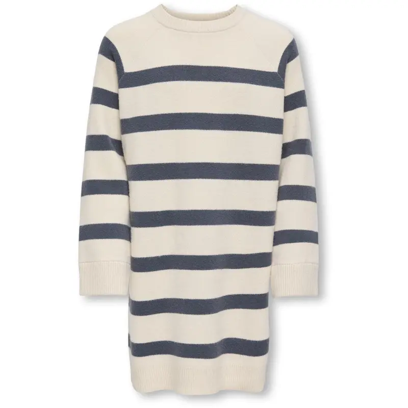 Kids Only Birch Ombre Blue Kogkelly Life L/S O-Neck Kjole Knt 1