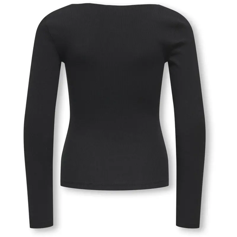 Kids Only Black Cloud Dancer Bow Kogsofia L/S Sløjfe Top Jrs 2