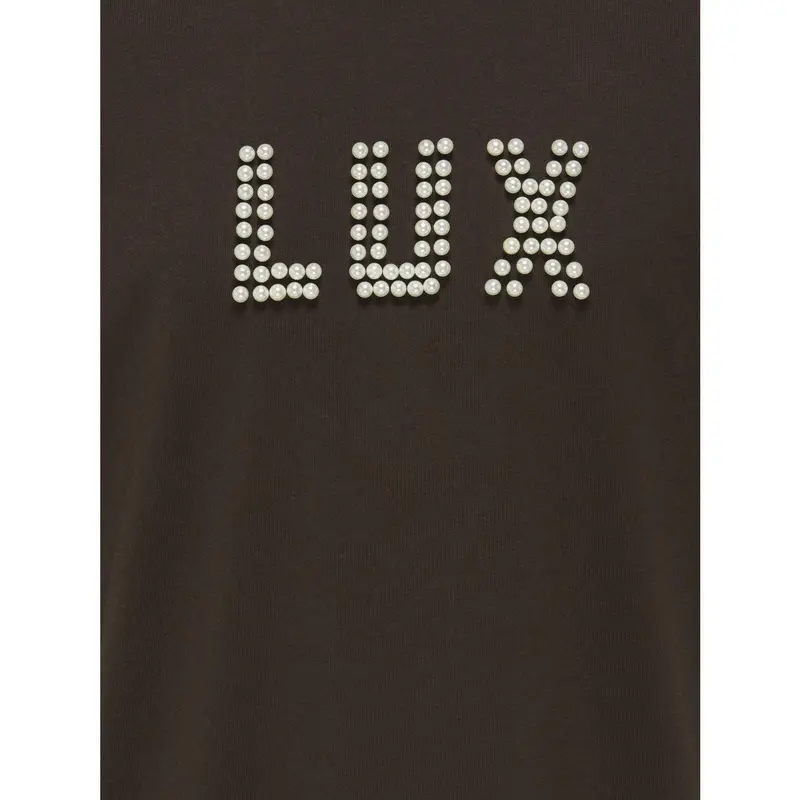 Kids Only Black Coffee Lux Kogkate Life Ss O-Neck Pearl Top Jrs 2