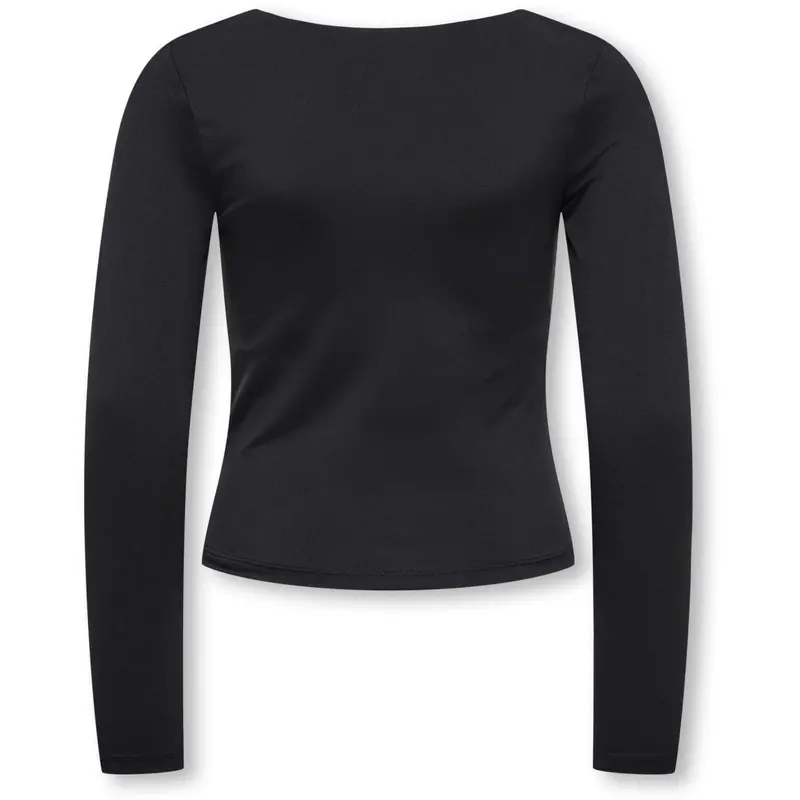 Kids Only Black Kogea L/S 2-Ways Fit Top Cs Jrs Noos 3