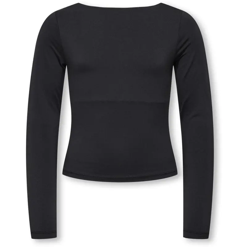 Kids Only Black Kogea L/S 2-Ways Fit Top Cs Jrs Noos 4