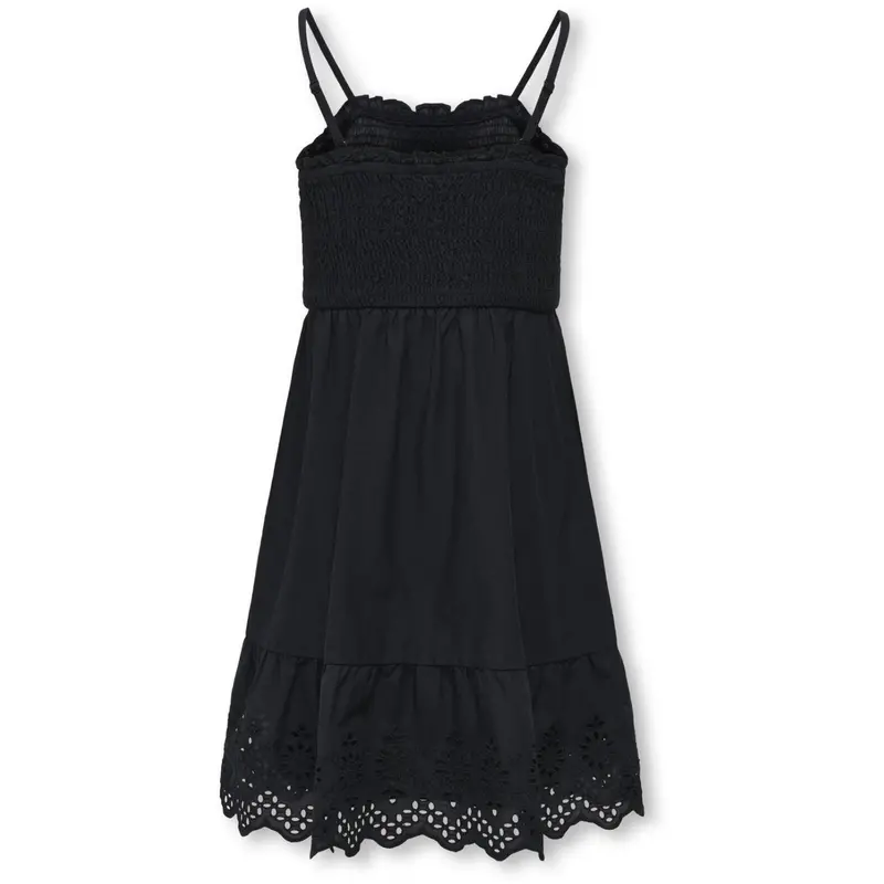 Kids Only Black Lou Life Emb Smock Kjole 3