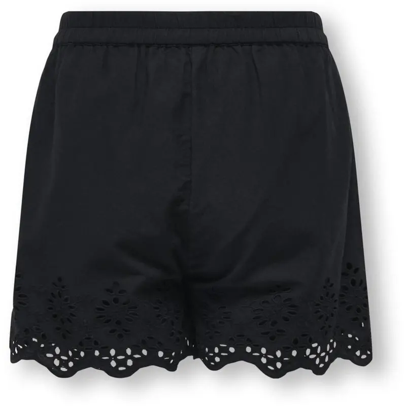 Kids Only Black Lou Life Embroidery Shorts 3