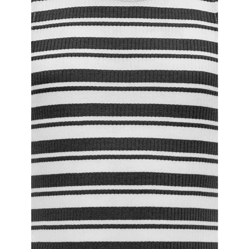 Kids Only Black Mix White Stripes Kogbelfast Life Stripe Sl Midi Kjole Jrs 2