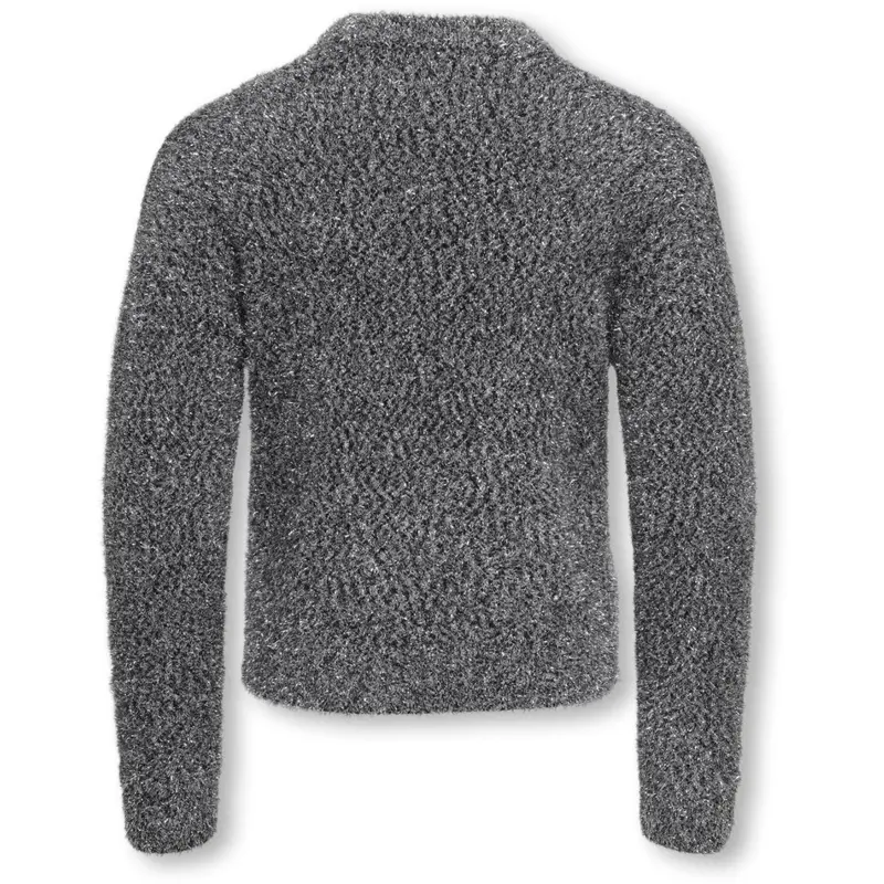 Kids Only Black Silver Glitter Kogpiumo Glitter L/S O-Neck Knt 3