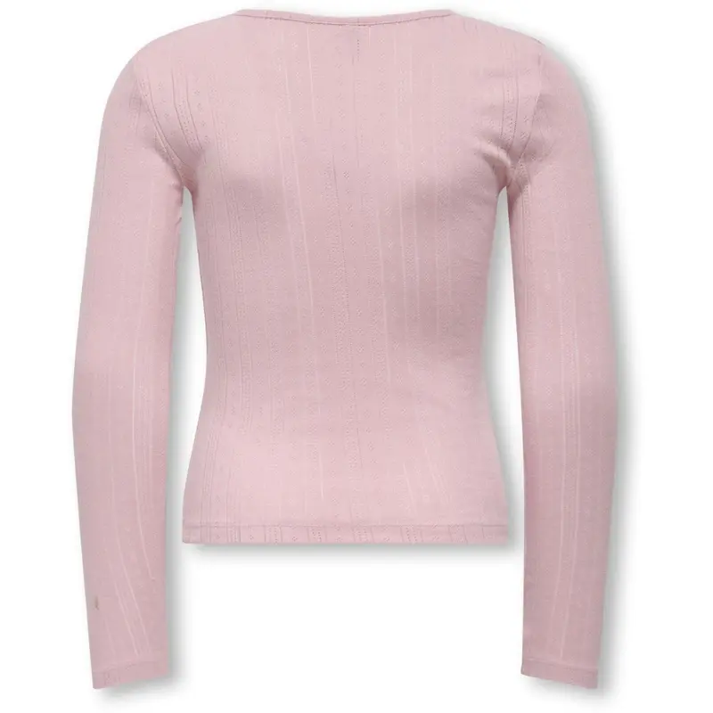 Kids Only Bleached Mauve Kogsalsa Life L/S O-Neck Top Jrs 3