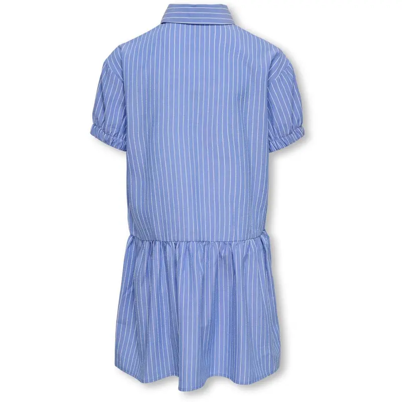 Kids Only Blue Bonnet Cloud Dancer Kogcosmo Ss Skjorte Kjole Wvn 3