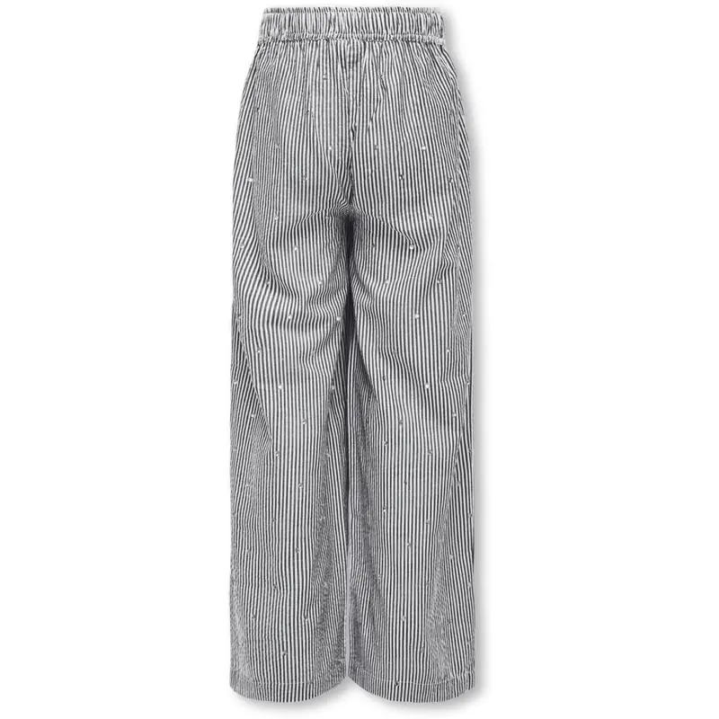 Kids Only Bright White Naval Academy Kogsiv-Smilla Life Ls Rhinest. Bukser Cp 2