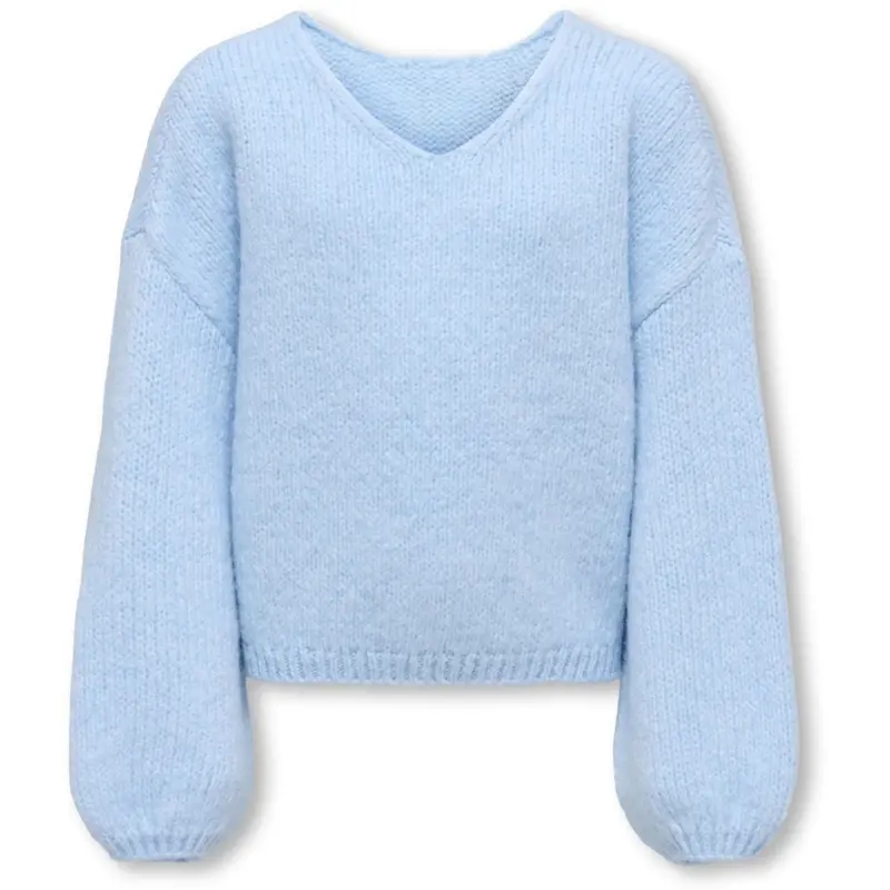 Kids Only Cashmere Blue Kogdinea L/S Vendbar Pullov. Knt 1
