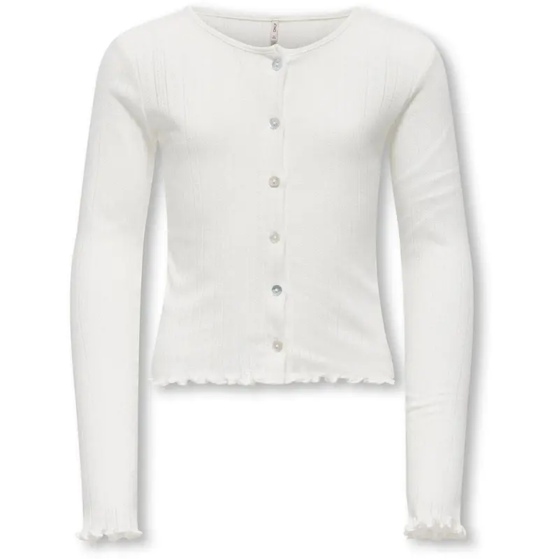 Kids Only Cloud Dancer Kogsalsa Life L/S Cardigan Jrs 1