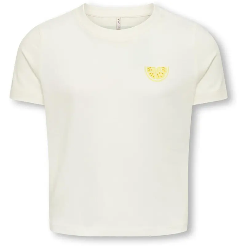 Kids Only Cloud Dancer Lemon Kogannbel-Sun Life S/S Kort Tee Cs Jrs 1
