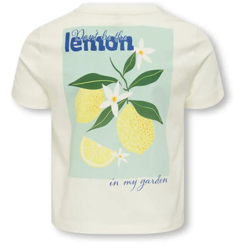 Kids Only Cloud Dancer Lemon Kogannbel-Sun Life S/S Kort Tee Cs Jrs 2